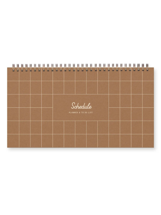 Autumn Grid Schedule Weekly Planner