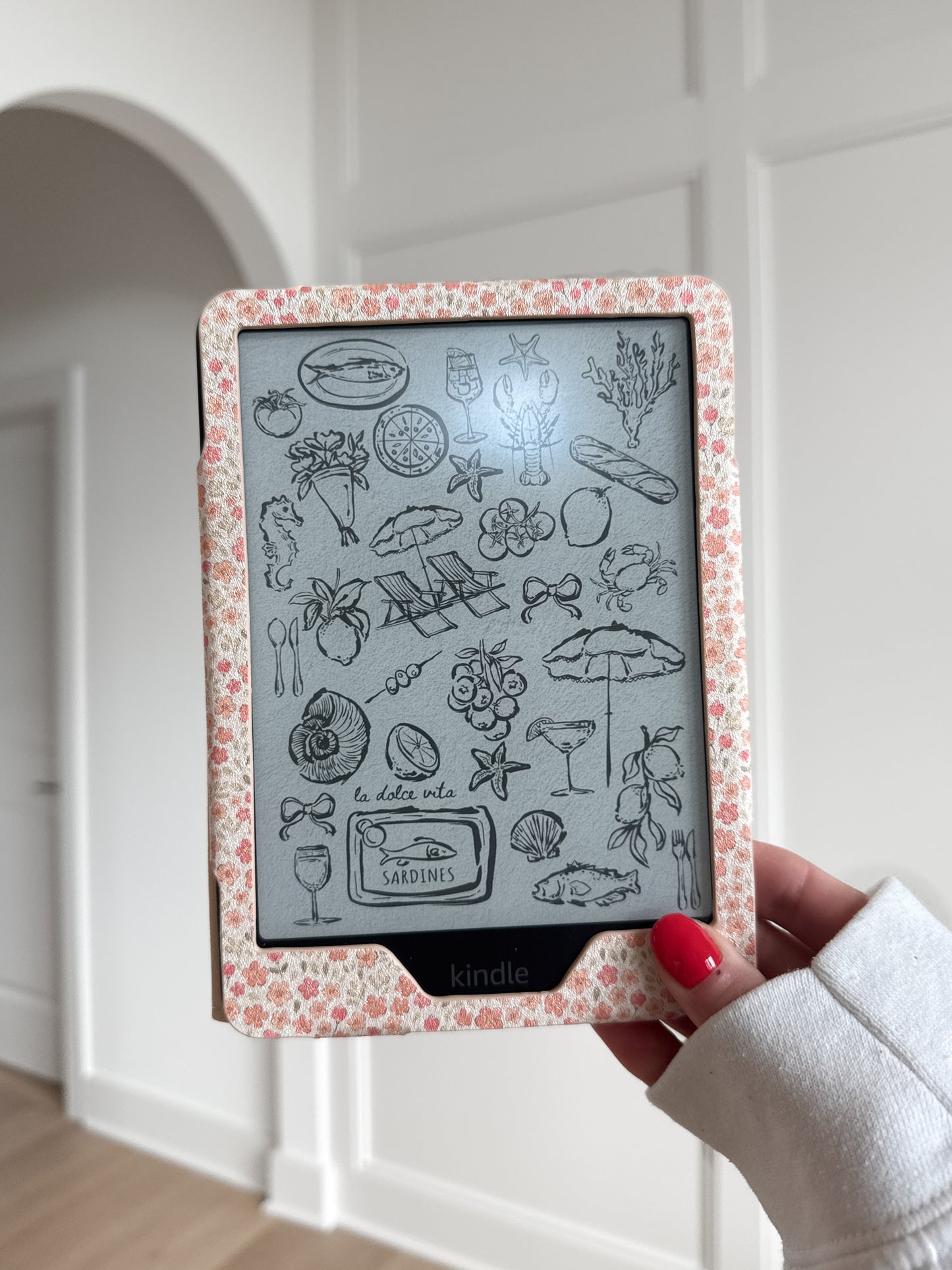 Blossoms Floral Kindle Case