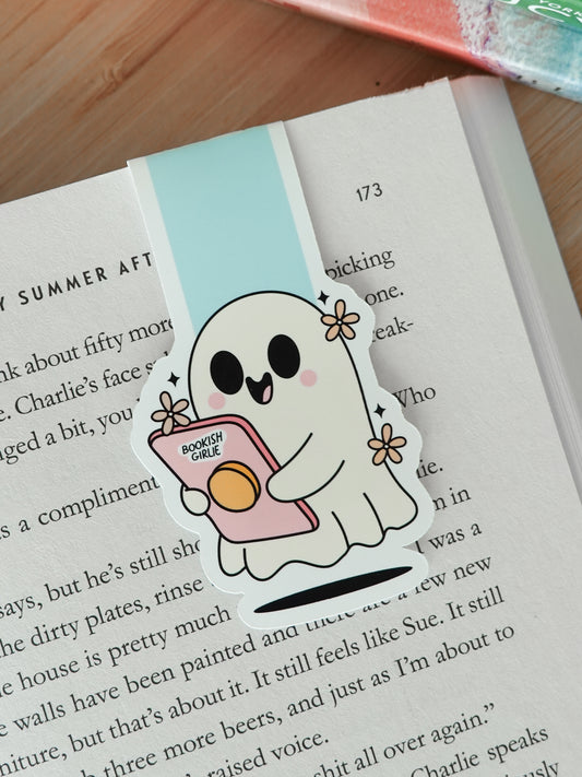 Bookish Girlie Ghost Magnetic Bookmark