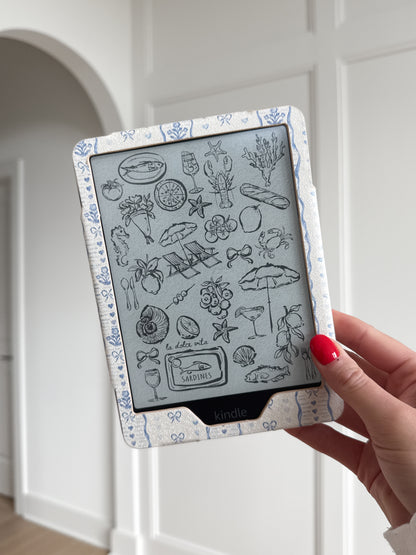 Brighter Days Blue Bow Kindle Case