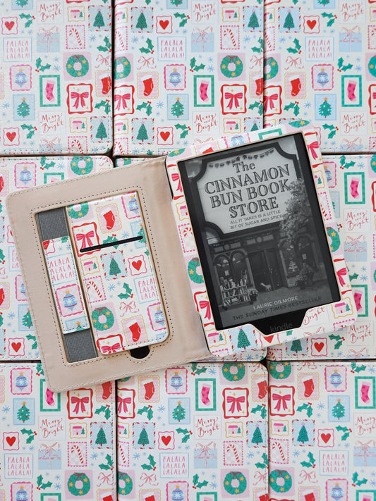 Colorful Holiday Postage Kindle Case
