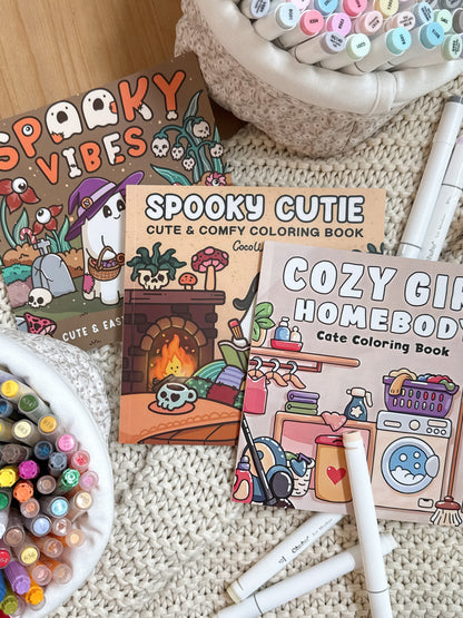 Spooky Cutie Halloween Coloring Book