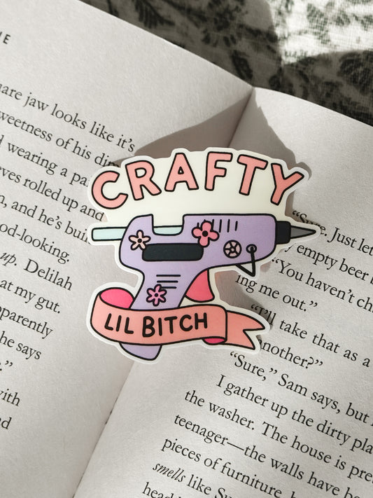 Crafty Little Bitch Sticker