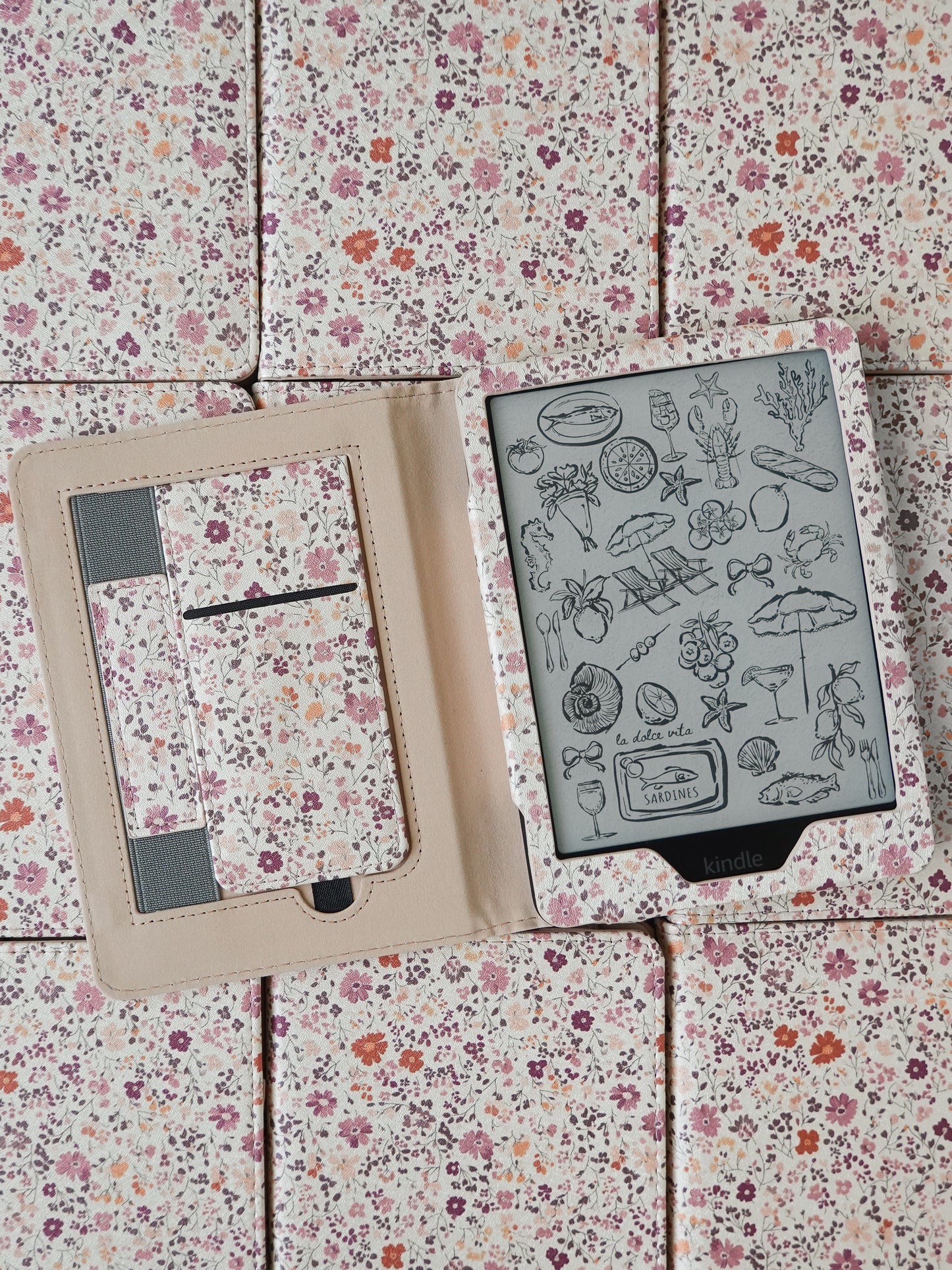 Fall Meadows Floral Kindle Case