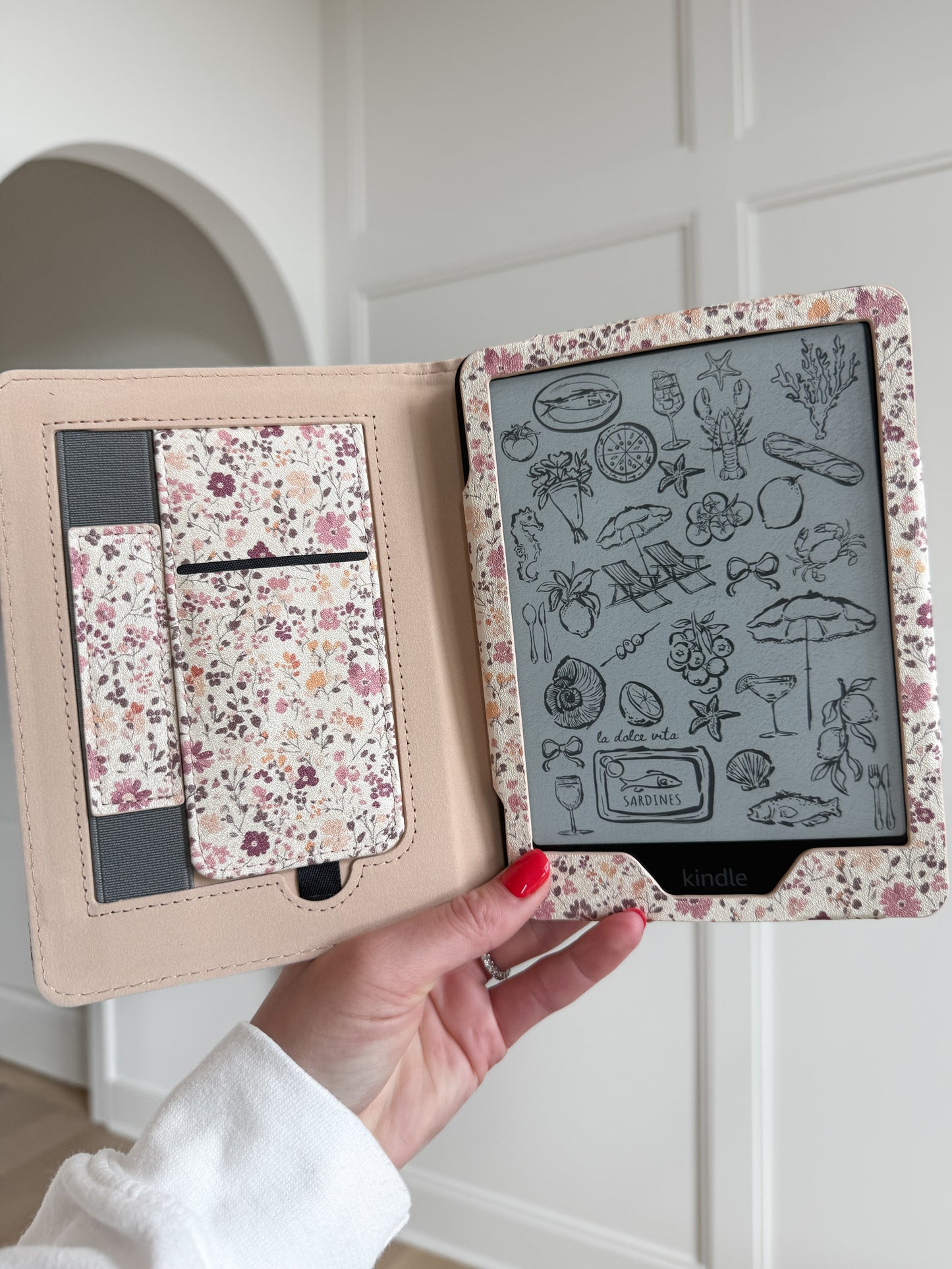 Fall Meadows Floral Kindle Case