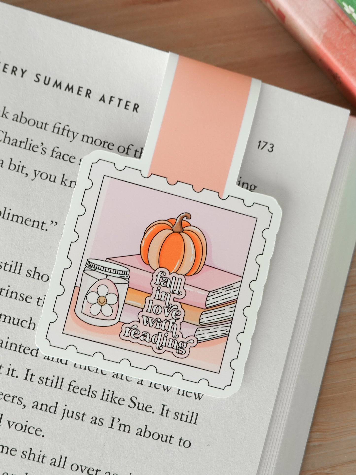 Fall in Love Magnetic Bookmark