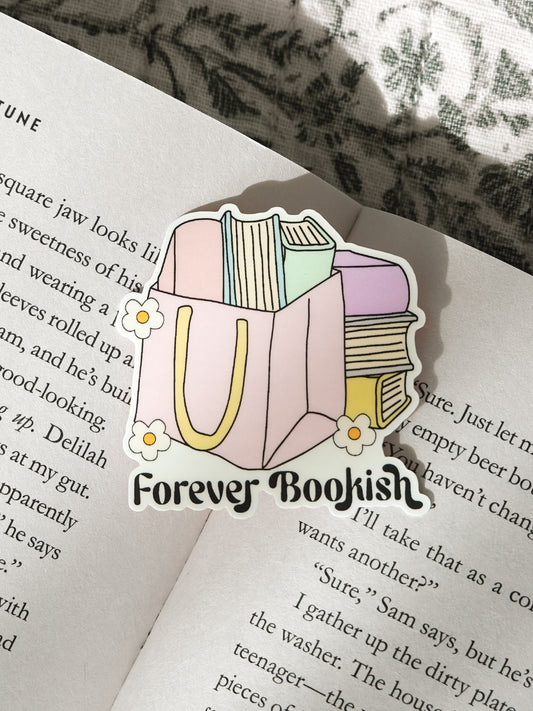 Forever Bookish Sticker