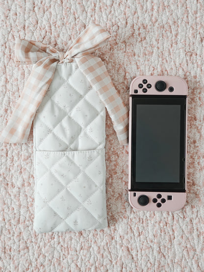 Gingham Dreams Nintendo Switch Quilted Sleeve