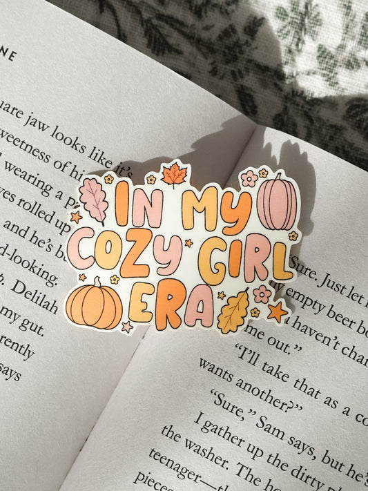 In My Cozy Girl Era Sticker