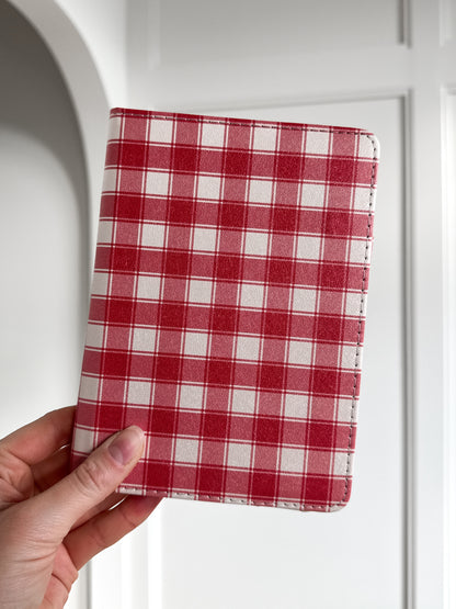 Jolly Red Checker Kindle Case