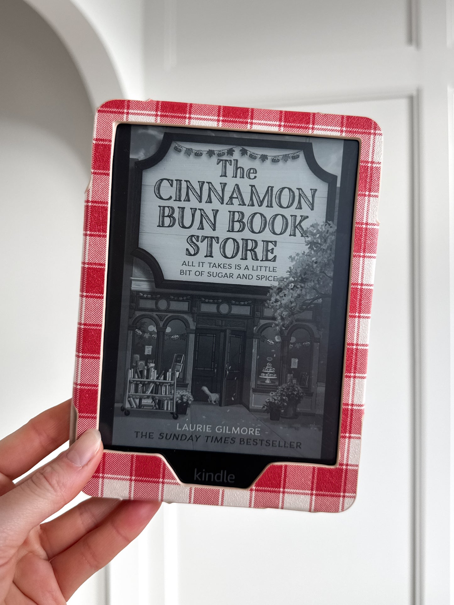 Jolly Red Checker Kindle Case