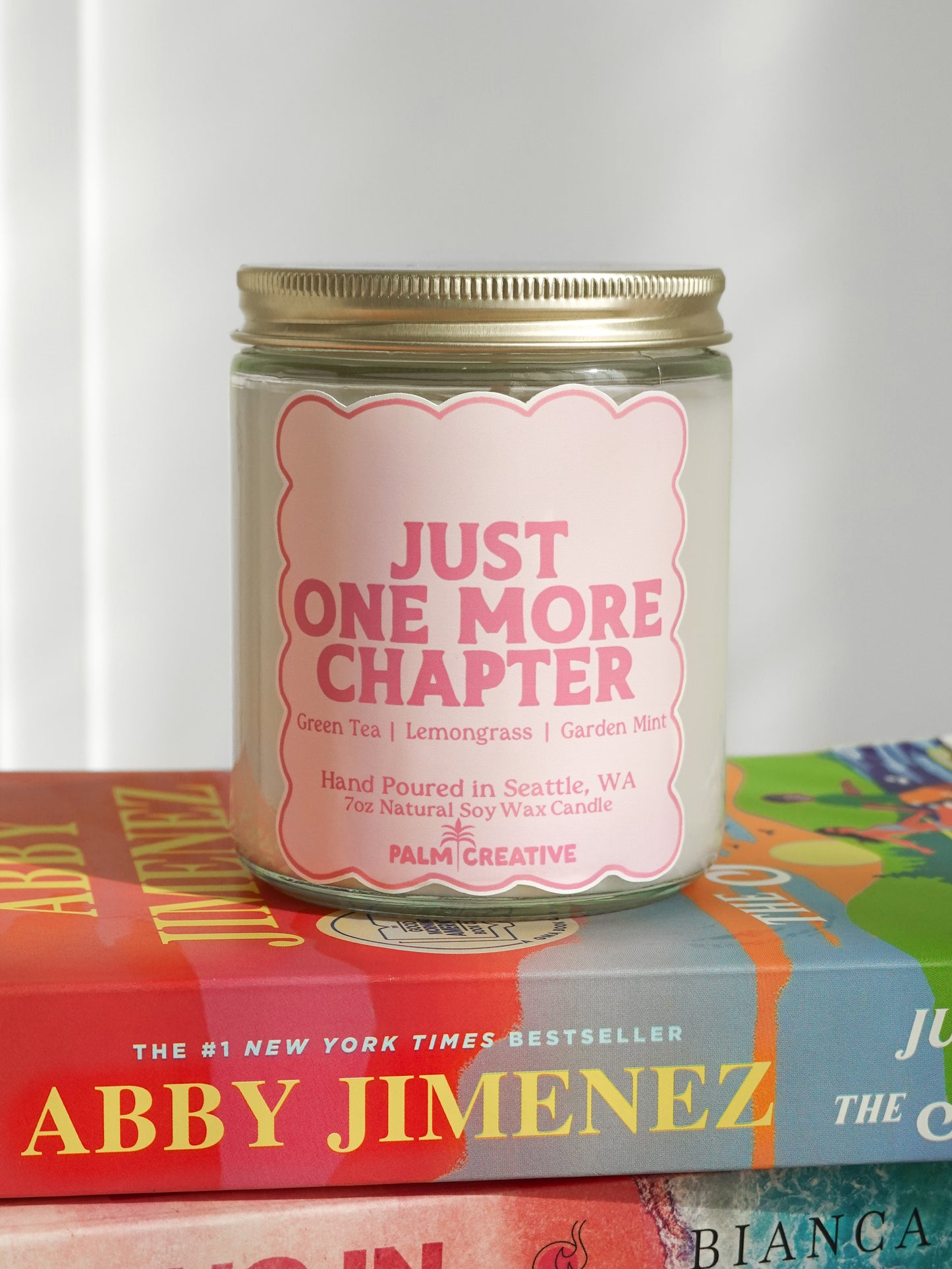 Just One More Chapter Candle