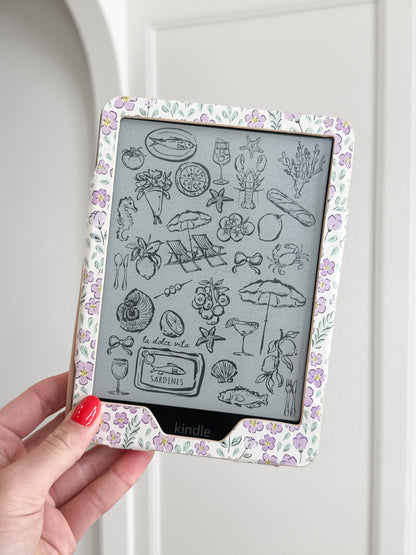 Lavender Haze Floral Kindle Case