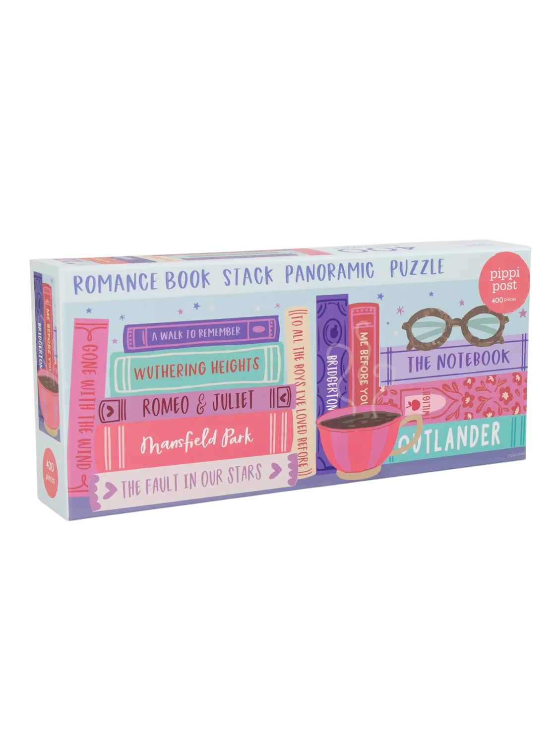 Romance Novels Bookshelf - 400 Piece Jigsaw Puzzle