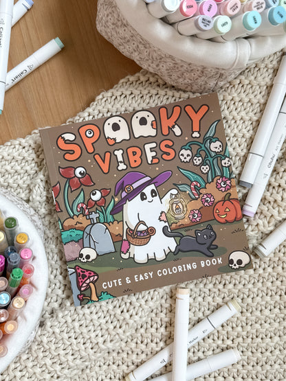 Spooky Vibes Halloween Coloring Book