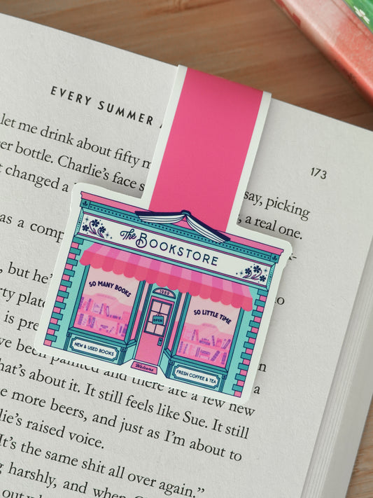 The Pink Bookstore Magnetic Bookmark