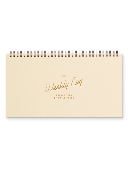 The Weekly Log Weekly Beige Planner
