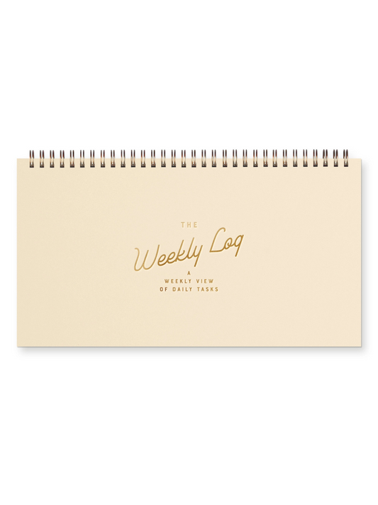 The Weekly Log Weekly Beige Planner