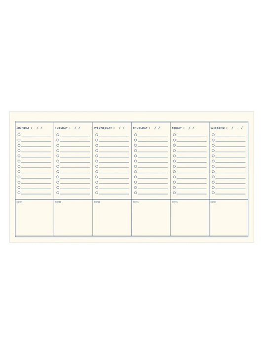 The Weekly Log Weekly Beige Planner