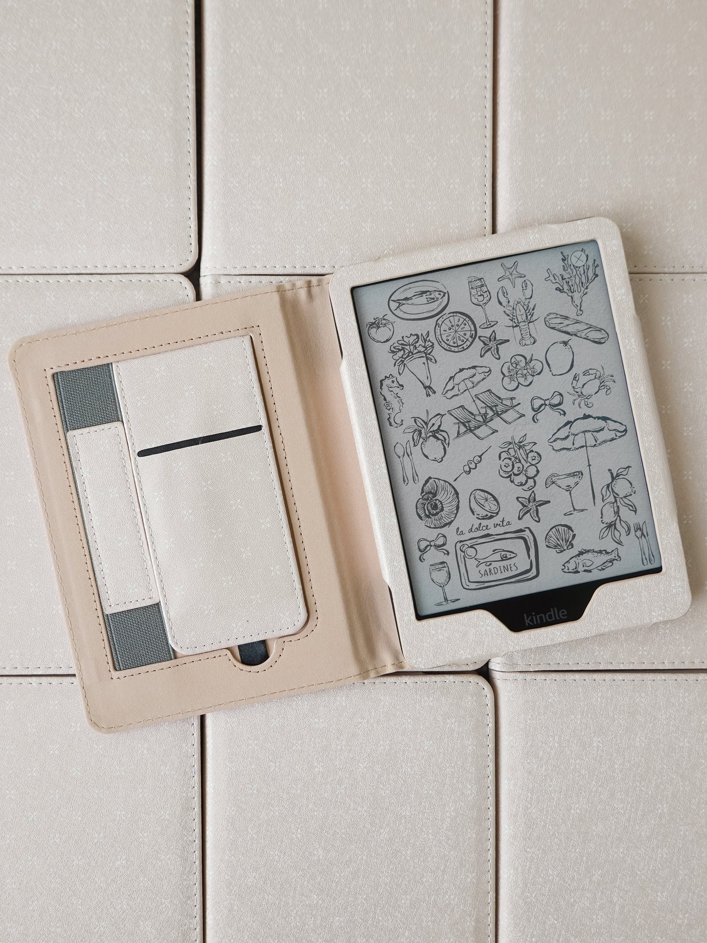 Vanilla Latte Neutral Kindle Case