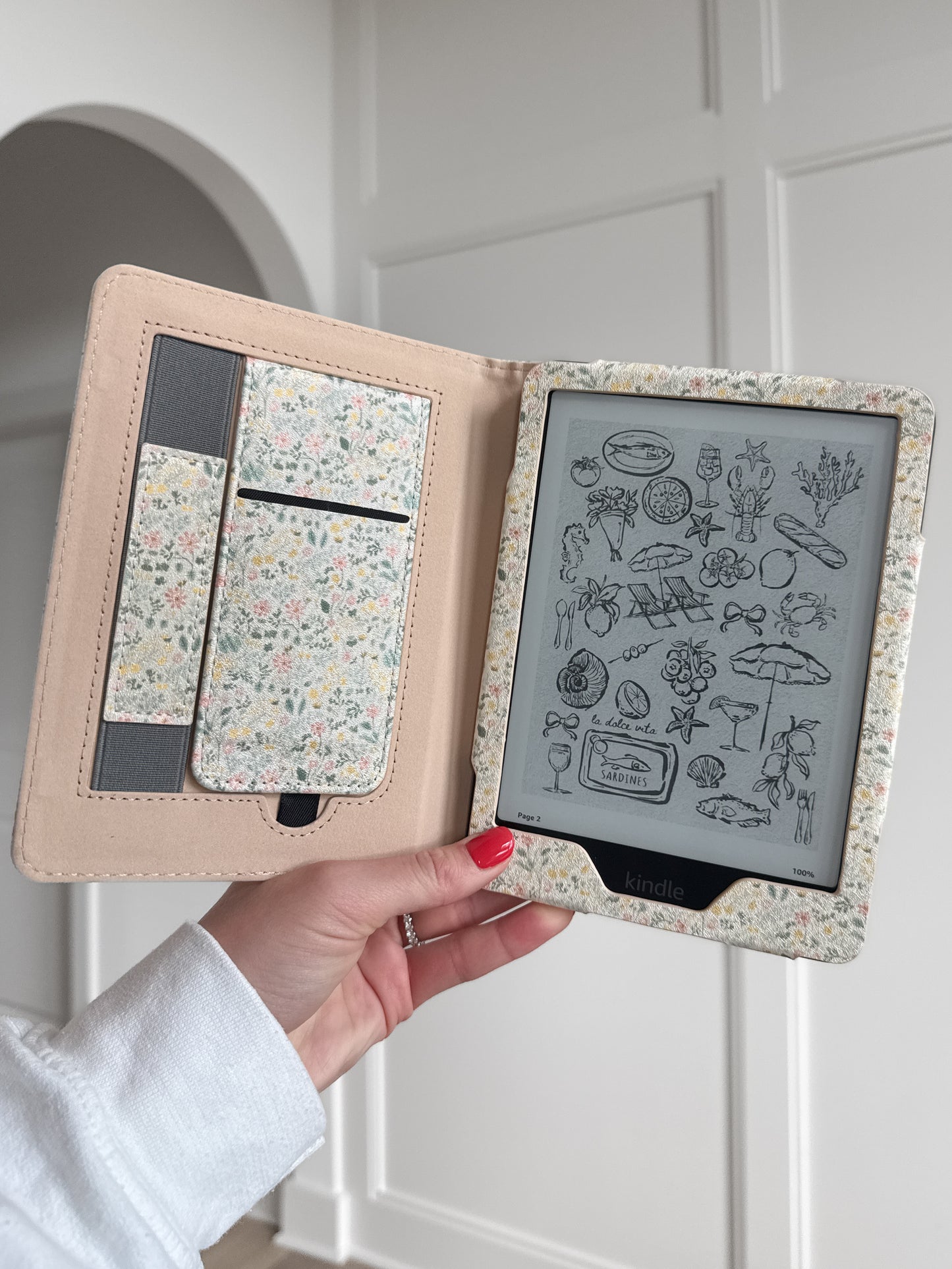 Wildflower Floral Kindle Case