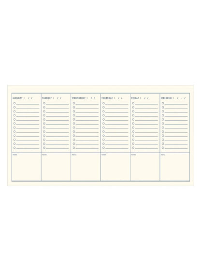 The Weekly Log Weekly Beige Planner