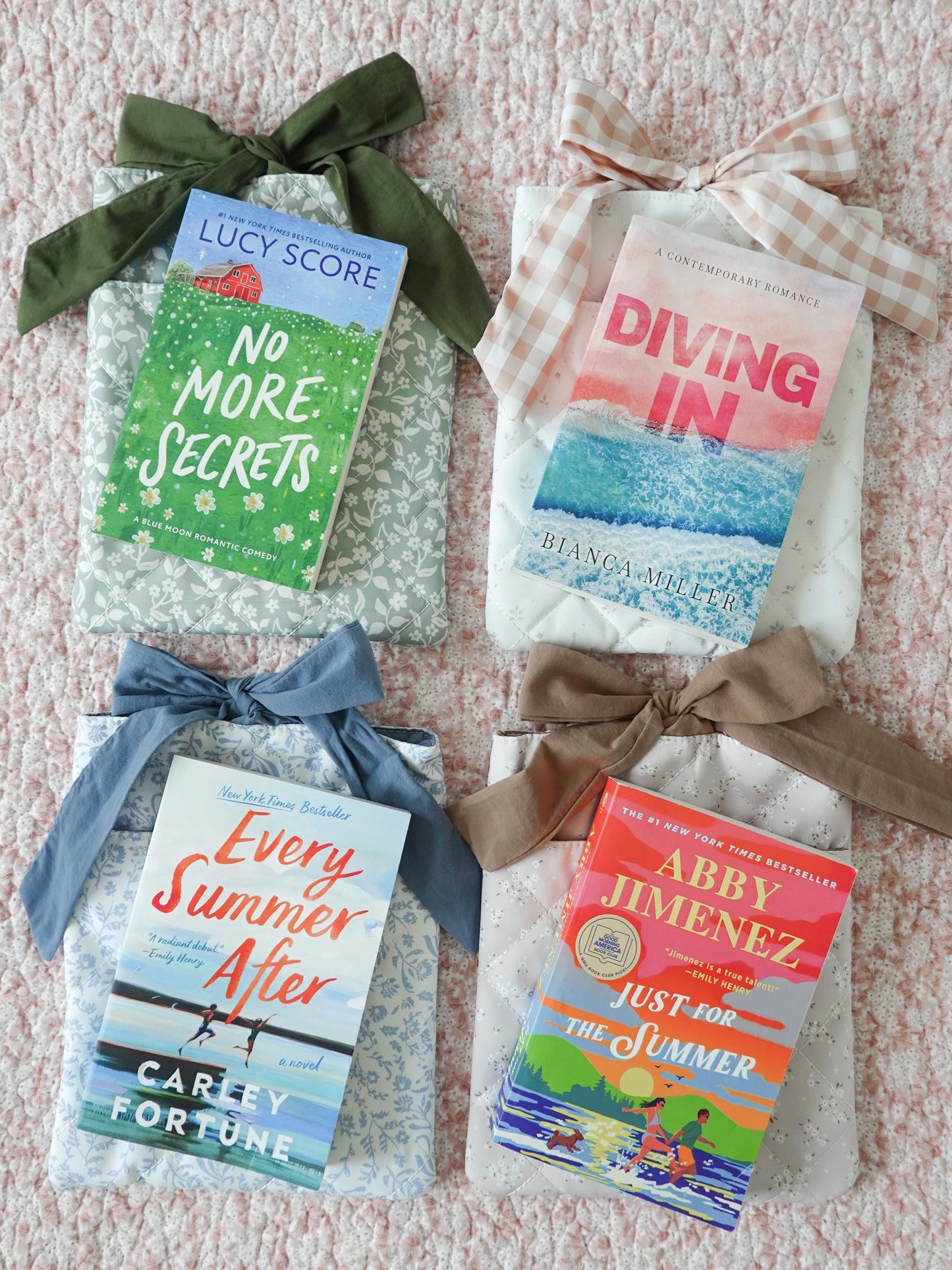 Salt Air Quilted Book Sleeve