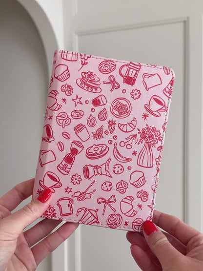 Pink Café Kindle Case
