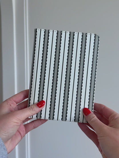 Black and White Lace Kindle Case