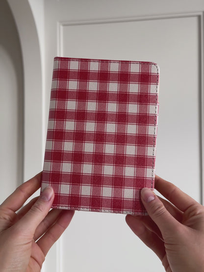 Jolly Red Checker Kindle Case