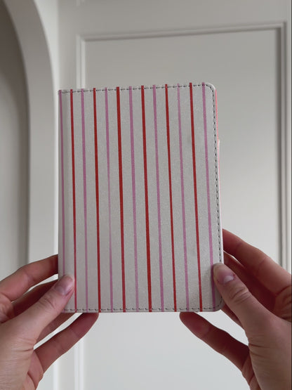 Peppermint Red & Pink Strip Kindle Case